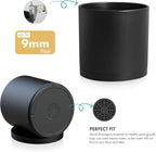 14 Inch Heavy-Duty Cylinder Deep Planter for Indoor Outdoor Plants, Tall Large Plastic Plant Pot with Drainage Holes and Saucer, Decorative Flower Pot for Patio Garden, Black