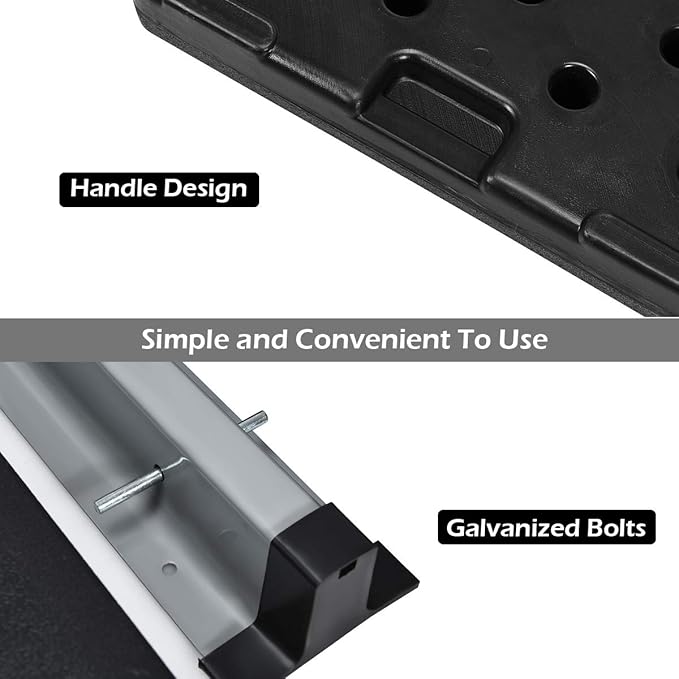 Tangkula 4PCS Cantilever Offset Patio Umbrella Base Weight Stand, 195lbs Triangle Shaped Sand Water Filled Weight Outdoor Umbrella Base Plate w/Easy-Fill Spouts, Funnel, Concave Handles