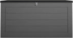 Cosco Outdoor Living 88180BGY1E Cosco Outdoor Patio Storage, Extra Large, 180 Gallons, Charcoal Deck Box, Black/Gray
