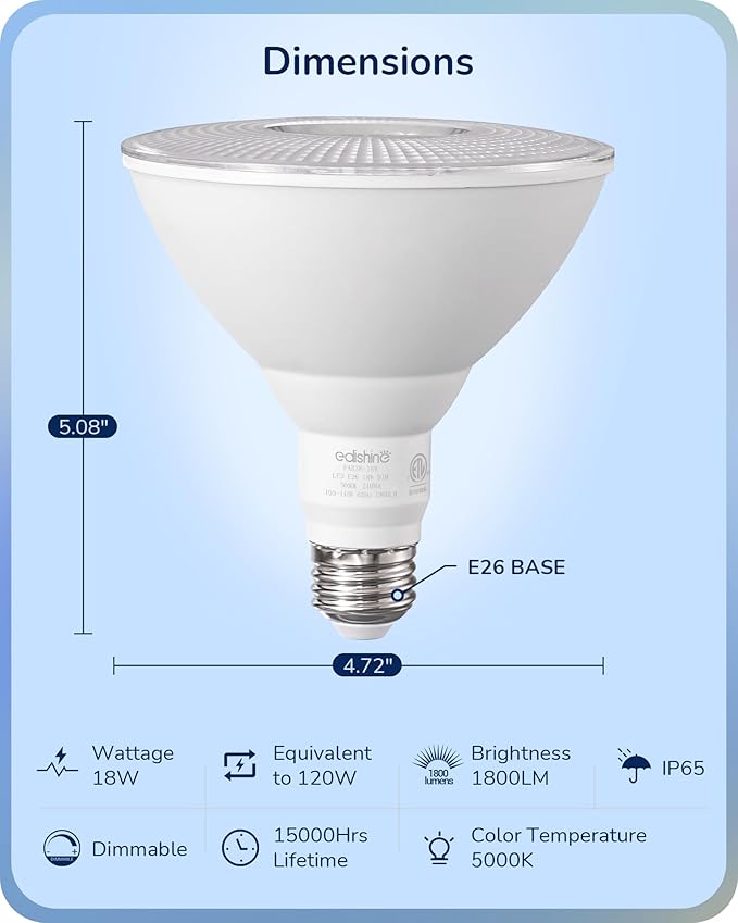 PAR38 Flood Lights Outdoor Bulb – 4 Pack