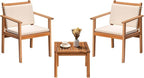 Greesum Outdoor Patio Furniture, 3 Piece Bistro Sofa Set by BuynowfromGreesum