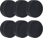 3LB Heavy Duty Outdoor Curtain Weights, Strong Magnetic Gazebo Curtain Weights, Rubber Covered Waterproof Drapery Weight, Prevent Curtain Liner from Blowing Around, Black, 6 Pairs