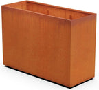 Plantercraft Extra Large Corten Steel Planter, 60x24x42 Inch | Large Rectangular Planters for Outdoor Plants & Privacy Screens | Heavy Duty Metal Planter Box, Made in USA