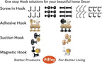 Robe & Towel Hook, 6 Pack Heavy Duty Stainless Steel Outdoor Wall Hooks - Image 6