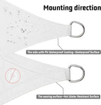 LOVE STORY Rectangle 8'x8' Waterproof Sun Shade Sail Canopy UV Block for Outdoor Patio Backyard Carport,White(We Make Custom Size)