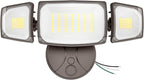 Olafus 80W Flood Lights Outdoor, Switch Controlled 8000LM LED Security Lights, IP65 Waterproof Outside Floodlights, 6500K Exterior Flood Light Fixture Wired for House Yard Porch Eave Brown