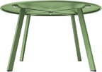 Grand patio Outdoor Round Coffee Table, 28-inch Patio Side Table, Great for Backyard Patio Deck, Sage Green