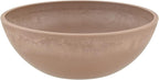 PSW Pot Collection M30TP 12-inch Plastic/Stone/Wood Composite Low Bowl Planter – No Drainage Hole (Drillable), Shallow Indoor/Outer Pot for Succulents, Bonsai, Fairy Gardens, Herbs, Taupe