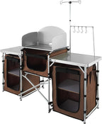 VEVOR Camping Kitchen Table, Folding Outdoor Cooking Table - Image 6