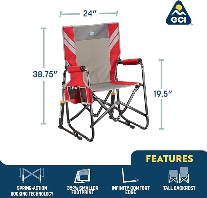 Stowaway Rocker, Varsity Gray/White – Gray