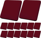 Cushion Covers 14 Pack, Claret Stretch Fit for Patio Furniture