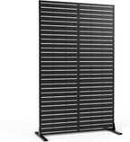 Metal Privacy Screen Outdoor 72" H×44" W, Freestanding Decorative Privacy Screen - Image 7