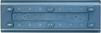 Bloem Dayton 24" Ocean Blue Recycled Plastic Rectangle Window Box Planter with Saucer Tray for Indoor and Outdoor Gardening