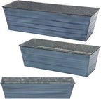 Achla Designs C-21NB Window Box, Large, Blue