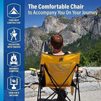 Kijaro Dual Lock Portable Camping Chairs - Versatile Folding Chair, Sports Chair, Outdoor Chair & Lawn Chair - Dual Lock Feature Red Rock Canyon