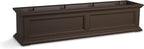 Mayne Fairfield 4-Foot Window Box – Self-Watering, Weather-Resistant Planter for Flowers – Durable Design for Outdoor Use, Perfect for Windows
