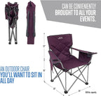 ALPS Mountaineering King Kong Camping Chairs for Adults with Mesh Cup Holders and Pockets, Built Durable and Reliable with Compact Foldable Steel Frame