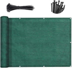 SUNNY GUARD Customized 3'x13' Dark Green Balcony Privacy Screen, 90% Shade by SUNNYGUARD