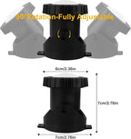 RGB Pond Lights with Timer, LED Underwater Submersible Colorful Landscape Spotlights, 98ft Remote Control IP68 Waterproof Fountain Lights for Fish Aquarium Tank Garden Yard Pool (Set of 6)