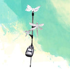 Solar Garden Stake Lights Hummingbird Butterfly and Dragonfly Multi-Color Changing Decorative Landscape Light for Garden Patio Lawn Yard Decorations