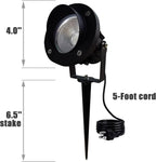 Color LED Spotlight Outdoor 120V 25W, Durable Landscape Spot Light for Yard, Garden, Tree, House, Halloween, Christmas - Ideal Spot Lights, Spotlight Outdoor Decoration