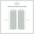 Exclusive Home Cabana Solid Indoor/Outdoor Light Filtering Hook-and-Loop Tab Top Curtain Panel Pair, 54"x84", Vanilla