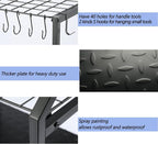 Garden Tool Organizer, Yard Tool Rack Heavy Duty, Free Standing - Image 4