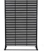 VINGLI Metal Privacy Screen for Outdoor, 72" x 49" Freestanding Privacy Fence Panels, Decorative Room Divider for Patio, Deck, Balcony, Pool