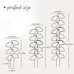 Plant Trellis for Climbing Plants Indoor Outdoor, Trlzey 3 Pack Stackable Metal Trellis - Small Garden Trellis for Potted Plants, Vine Support for Ivy, Flowers, DIY Home Deco