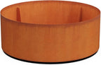 PLANTERCRAFT Corten Steel Metal Planter Box, Round Sizes, Modern Garden Steel planters for Commercial and Residential Outdoor Use.