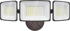 Onforu 130W Flood Lights Outdoor, 13000LM Brightness LED Light Outside, IP65 Waterproof LED Exterior Floodlight with 3 Adjustable Heads, 6500K White Outdoor Security Light for Yard Garage Eave