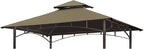 Eurmax USA High Performance Grill Gazebo Canopy Replacement Cover 5x8 BBQ Shelter Top(Cocoa)