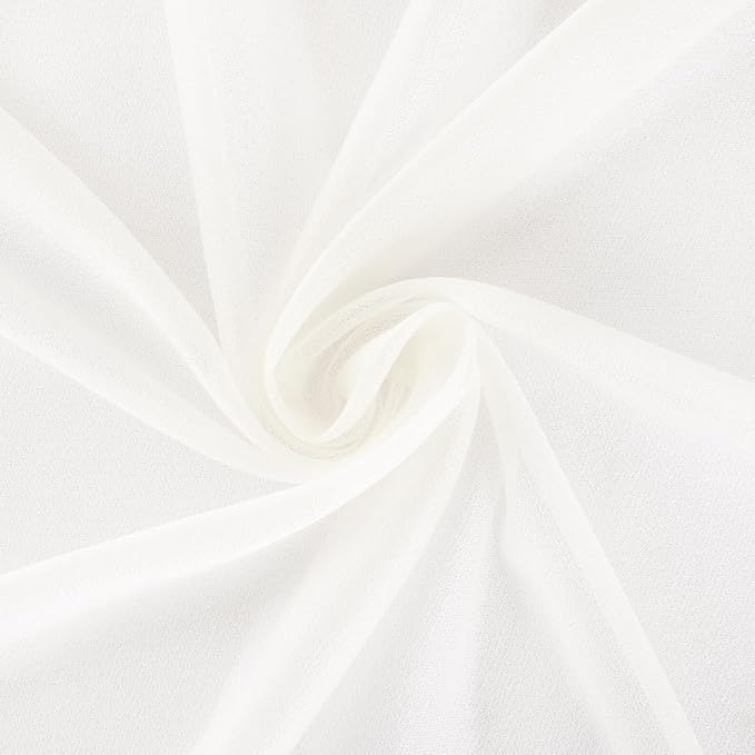 Outdoor Curtains, Ivory Sheer Gauze Panels, Set of 4 at 29 x 20 Ft