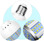 2 Pack 280W Equivalent LED Corn Light Bulb, 4000 Lumen 6500K Cool White Daylight 40W LED Corn Lamp,E26/E27 Medium Base,for Indoor Outdoor Warehouse Garage Basement Backyard Factory Barn and Many Area