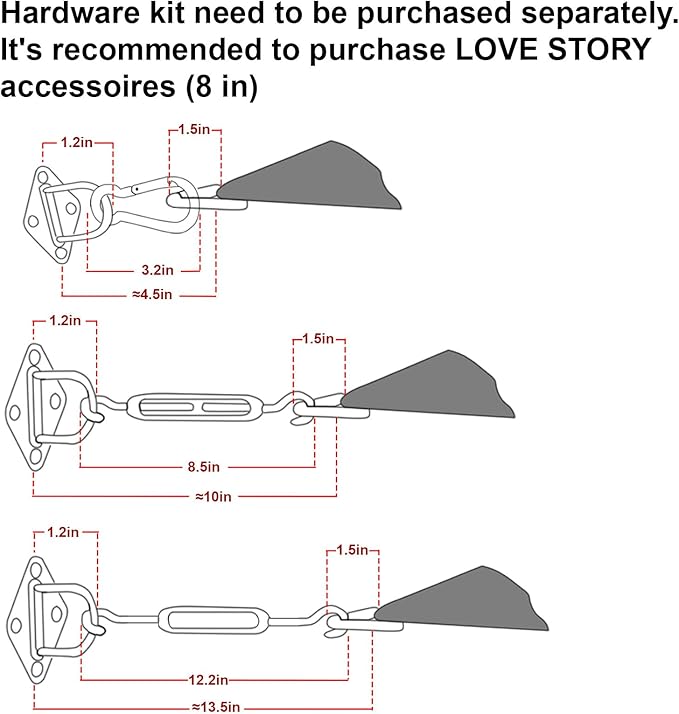 LOVE STORY Custom Size 17'x24'x29.4' Terra Red Sun Shade Sail Triangle Sunshade Fabric Awning Canopy for Patio Backyard Carport Pergola (Customized)