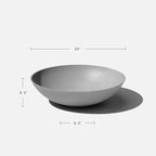 Veradek Mason Series Lane Bowl Planter-Large Round Planter for Indoor or Outdoor Tabletops/Gardens |Made from Plastic & Concrete with Drainage Holes|Modern Décor for Flowers, Succulents, Small Plants