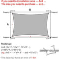 SUNNY GUARD Custom Size 13'x30' Rectangle Sand UV Block Sunshade for Backyard Yard Deck Patio Garden Outdoor Activities and Facility(Customized)