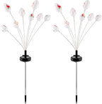 2 Packs Solar Easter Decorations Outdoor Stake Lights, 16 LEDs Colorful Swaying Egg Lights for Easter Decor, Waterproof Easter Solar Lights Decor for Garden, Lawn, Pathway, Yard, Porch & Patio