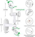 ALERTCAM 2-in-1 Wall Mount for Solar Panel, Stick Up Cam Battery, Spotlight Cam and Spotlight Cam Plus/Pro(Battery), Adjustable Angle to Get Maximum Sunlight for Your Solar Panel