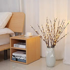 Vanthylit Set of 2 3PK 30" Brown Lighted Twig Stakes 120 Warm White Pathway Light for Outdoor and Indoor (Vase Excluded)