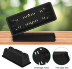 YBING Railing Planter Boxes 6 PCS Black Rectangle Railing Flower Box with Adjustable Bracket Window Deck Hanging Planters Boxes for Outdoor Patio