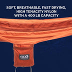 ENO, Eagles Nest Outfitters DoubleNest Lightweight Camping Hammock, 1 to 2 Person, Special Edition Colors, ATC