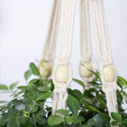 ELANE 2PCS 3-Tier 70" Macrame Plant Hangers Basket Plant Hanger Indoor Outdoor Hanging Plant Holder for Stand Flower Pots Decorations