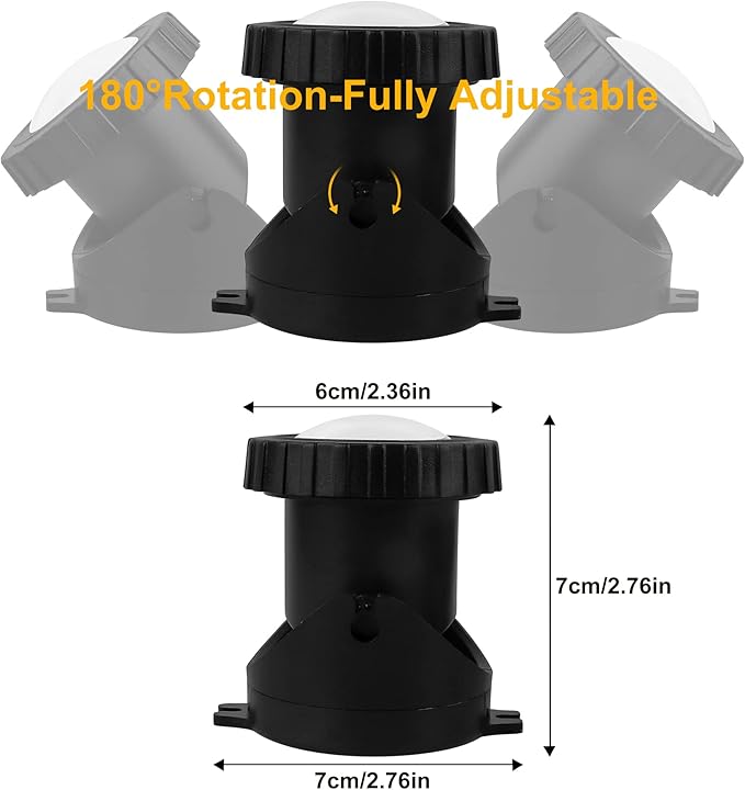 RGB Pond Lights with Timer, LED Underwater Submersible Colorful Landscape Spotlights, 98ft Remote Control IP68 Waterproof Fountain Lights for Fish Aquarium Tank Garden Yard Pool (Set of 3)