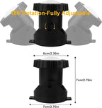 RGB Pond Lights with Timer, LED Underwater Submersible Colorful Landscape Spotlights, 98ft Remote Control IP68 Waterproof Fountain Lights for Fish Aquarium Tank Garden Yard Pool (Set of 3)