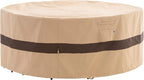 WJ-X3 Round Patio Furniture Cover, Waterproof, UV Resistant, Anti-Fading by WJ-X3