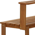 Furinno FG17478 Tioman Outdoor Patio Furniture Hardwood Potting Bench, Natural