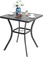 PHI VILLA Outdoor Patio 31" Square Height Bar Table by PHIVILLAThepioneerofcomfortablehouseholdsupplies