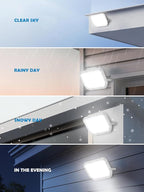 2 Pack Super Bright 6500k 10000lm LED Flood Lights Outdoor,100w Led Outside Lights for Yard Outdoor Waterproof Work Lighting Floodlight for Garage Yard Garden Stadium