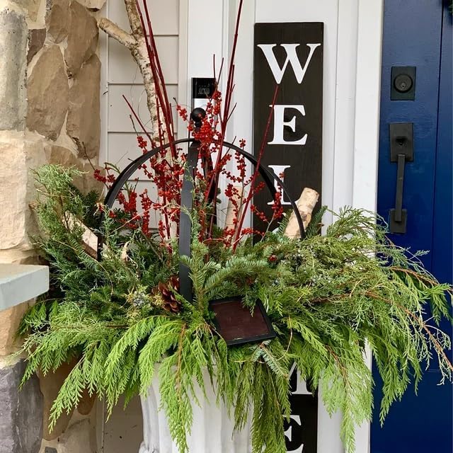 Trellises - Black Metal Garden Obelisk Set of 2, 18 x 22 Inches